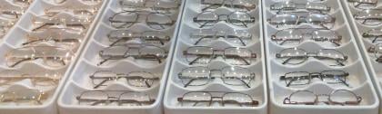 All glasses collected will be donated to developing countries collection of glasses