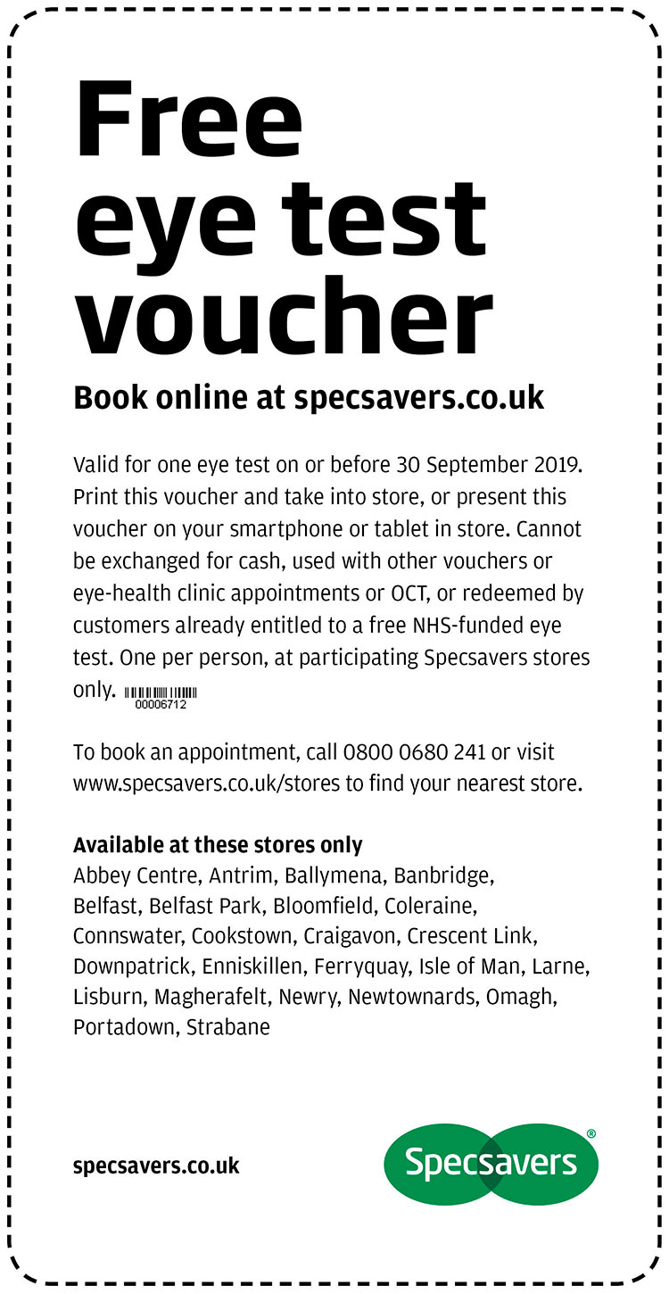 nhs test eye Test Eye Specsavers Northern UK Free Ireland nhs test eye Test Eye Specsavers Northern UK Free Ireland